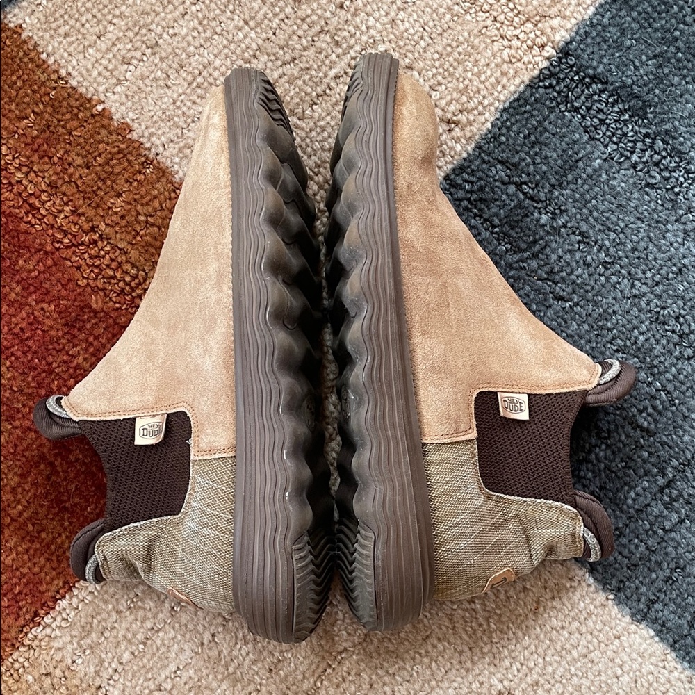 Hey Dude Women’s Branson Boot Suede Loafers, Cognac - Picture 8 of 15